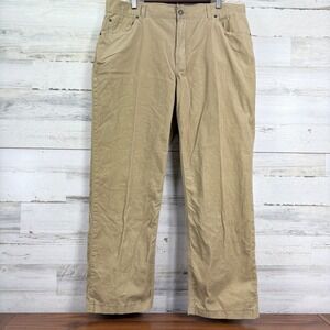 Filson Mens Tan Corduroy Pants 38x29 Relaxed‎ Fit Cotton Work Casual Outdoor